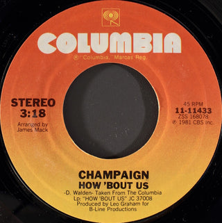 Champaign- How 'Bout Us / Spinnin'