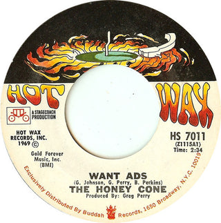 Honey Cone- Want Ads / We Belong Together