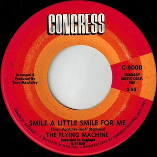 The Flying Machine- Smile A Little Smile For Me / Maybe We've Been Loving Too Long