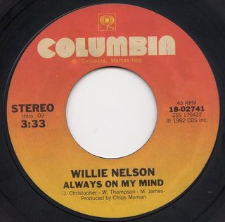 Willie Nelson- Always On My Mind / The Party's Over