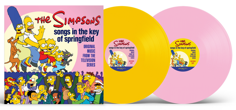 The Simpsons: Songs in the Key of Springfield (Original Music from the Television Series) (2LP Canary Yellow/Baby Pink Vinyl) (PREORDER)
