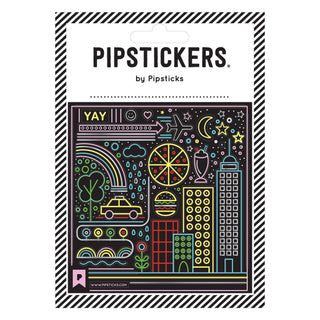 Neon City Life Stickers