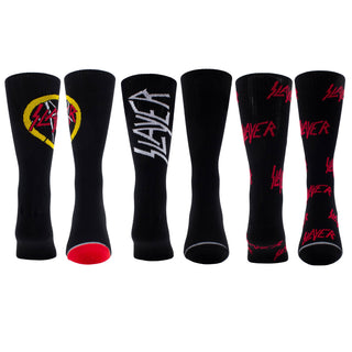 Slayer Gift Box 3 Pack Crew Socks (One Size)