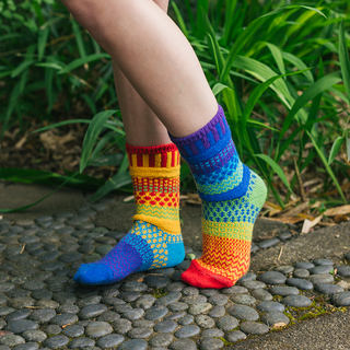 Solmate Rainbow Crew Socks