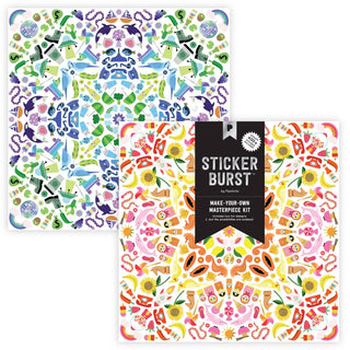 Whirled In Color Sticker Burst: Make Your Own Masterpiece