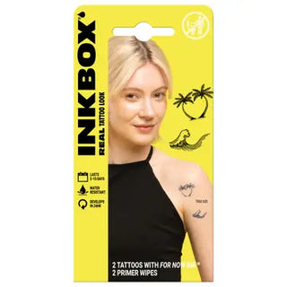 Inkbox Palm Wave 2"x2" Temporary Tattoo