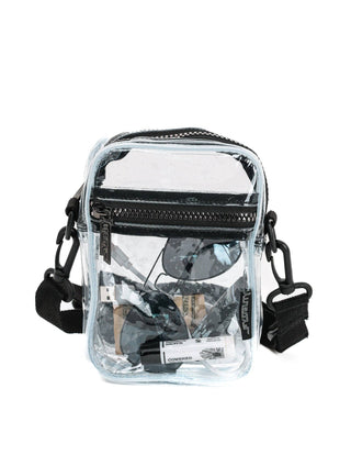 Fydelity Small Crossbody Shoulder Bag | Stadium Ready Clear