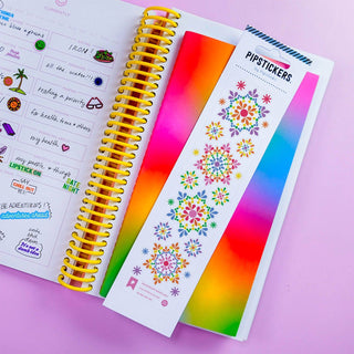 Kaleidoscope Snowflake Stickers