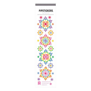Kaleidoscope Snowflake Stickers