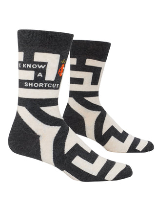 I Know A Shortcut Men's Socks