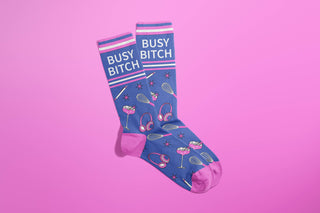 Busy Bitch Socks (gifts for mom, funny gifts)