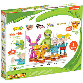 Nickelodeon 90's Icons Brickcraft Brick Building Set