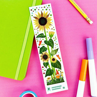 Stretching Sunflower Sticker
