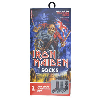 Iron Maiden Gift Box 3 Pack Crew Socks (One Size)