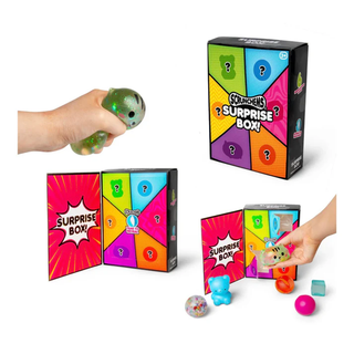 Scrunchems Surprise Box – 6 Compartment Sensory Squishy Toy Mystery Box
