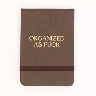 Organized As F*ck Leatherette Pocket Journal