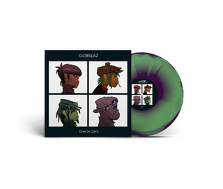 Gorillaz- Demon Days (Brick & Mortar Exclusive, Limited Green, Purple & Red Half-speed Mastered Vinyl) (PREORDER)