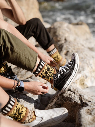 Solmate Honey Bee Crew Socks