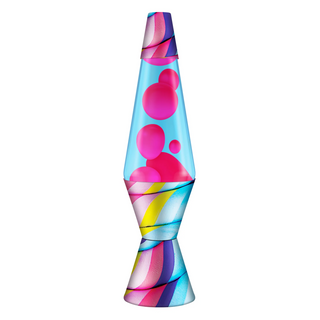 Lava Lamp Candy Swirl Pink 14.5"