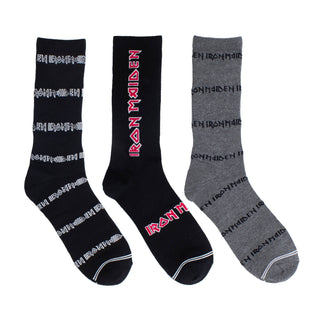 Iron Maiden Gift Box 3 Pack Crew Socks (One Size)