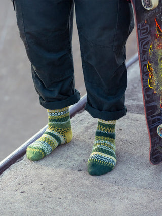 Solmate Fiddlehead Crew Socks
