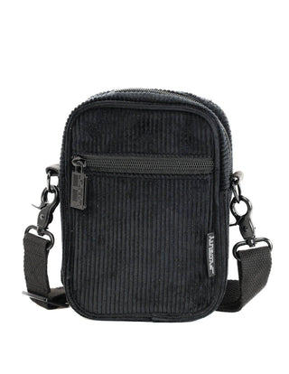 Fydelity Small Crossbody Shoulder Bag - Cord Black
