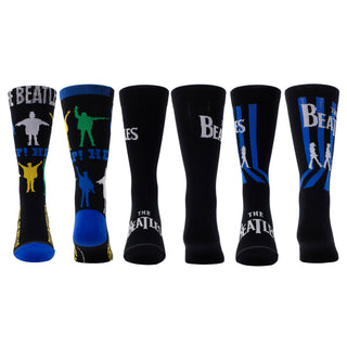 The Beatles Gift Box 3 Pack Crew Socks (One Size)