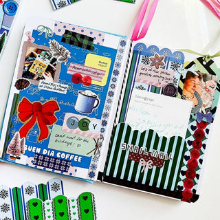 Winter Whimsy Junk Journal Sticker Book