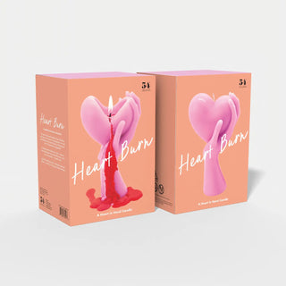 Heart Burn Candle - Pink