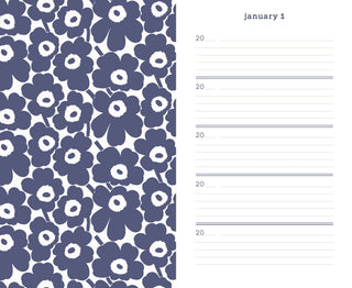 Marimekko One Line a Day (Blue Unikko)