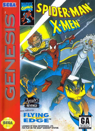 Spiderman & X-Men: Arcade's Revenge (In Box w/Manual)
