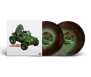 Gorillaz- Gorillaz (2LP Brick & Mortar Exclusive Limited Camouflage Green, Brown & Black Vinyl) (PREORDER)