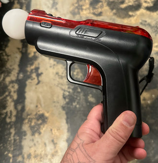 PS3 Move Hand Shooter Attachment (Aftermarket)(Red / Black)