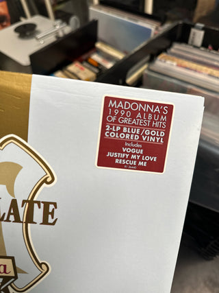 Madonna- The Immaculate Collection (1xBlue/White Marbled, 1xGold)(Hype Sticker On Sleeve, See Photo)