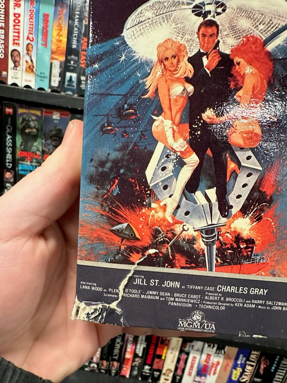 James Bond Films: Diamonds Are Forever (Box Tear On Front Cover)