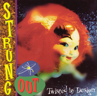Strung Out- Twisted By Design (Yellow/White Marble Swirl Vinyl)(Top Seam Split)