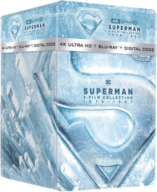 Superman 5- Film Collection (1978-1987)(4K)(All Movies Are In Steelbooks)