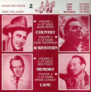 Hank Thompson- Country & Western Memory Lane, Volume 2