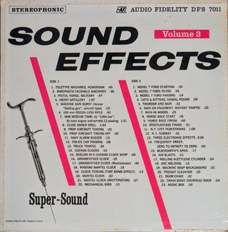 Sound Effects Volume 3