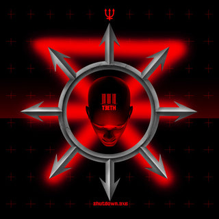 3Teeth- <Shutdown.Exe> (Clear w/ Black & White Splatter)(Sealed)