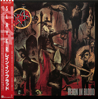 Slayer- Reign In Blood (1987 Japanese Press w/ OBI & Insert)