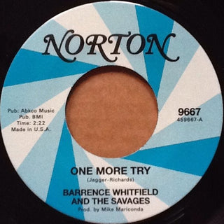 Barrence Whitfield And The Savages/ Stompin' Riff Rafts- One More Try/ What A Shame