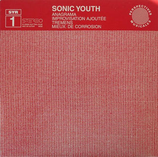 Sonic Youth- Anagrama (Red)