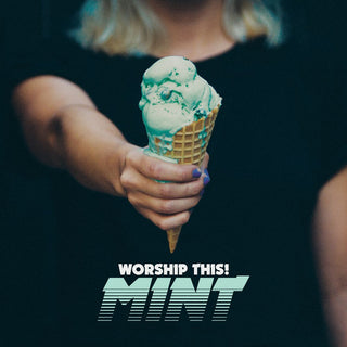 Worship This!- Mint (Clear w/ Mint/White/Black Splatter)(Top Seam Split)