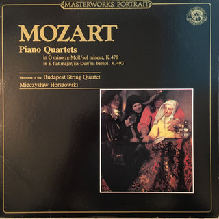 Mozart- Piano Quartets: In G-Minor, K. 478/ In E-Flat Minor, K. 493 (Budapest String Quartet)