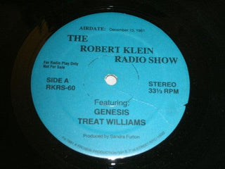 Robert Klein- Robert Klein Radio Show (December 13, 1981) ft. Genesis & Treat Williams (File w/Genesis)