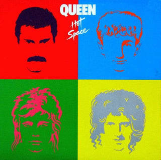 Queen- Hot Space (Hole Punch, Upper Right Corner)