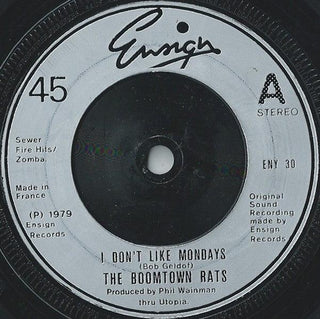 Boomtown Rats- I Don't Like Mondays