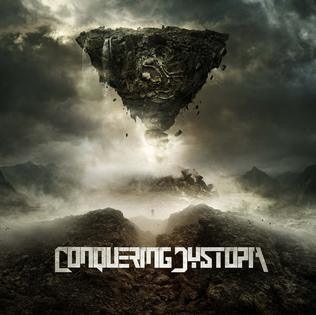 Conquering Dystopia- Conquering Dystopia (Amber W/ Black Splatter)