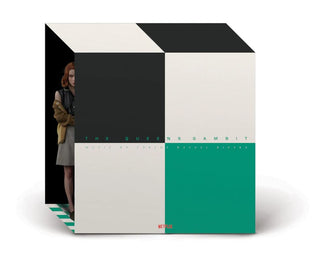 Queens Gambit Soundtrack (1x Black& White Split/1x Green& White Split Vinyl)